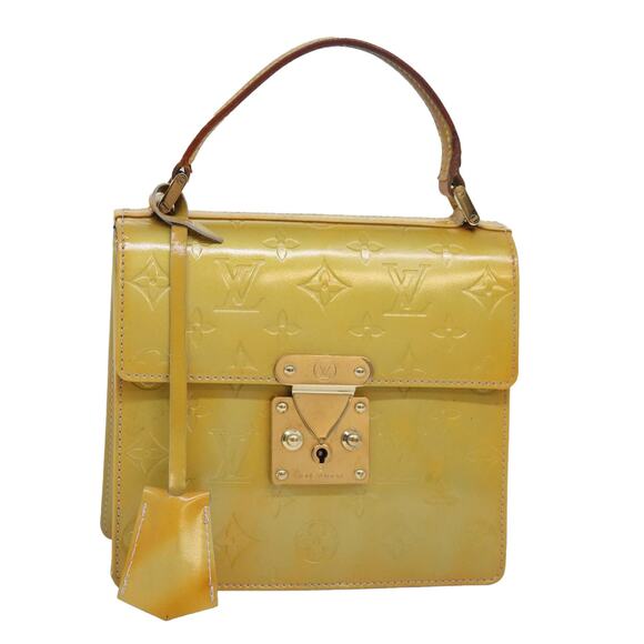 LOUIS VUITTON Monogram Vernis Spring Street Hand Bag Gris M91029 - Picture 1 of 16